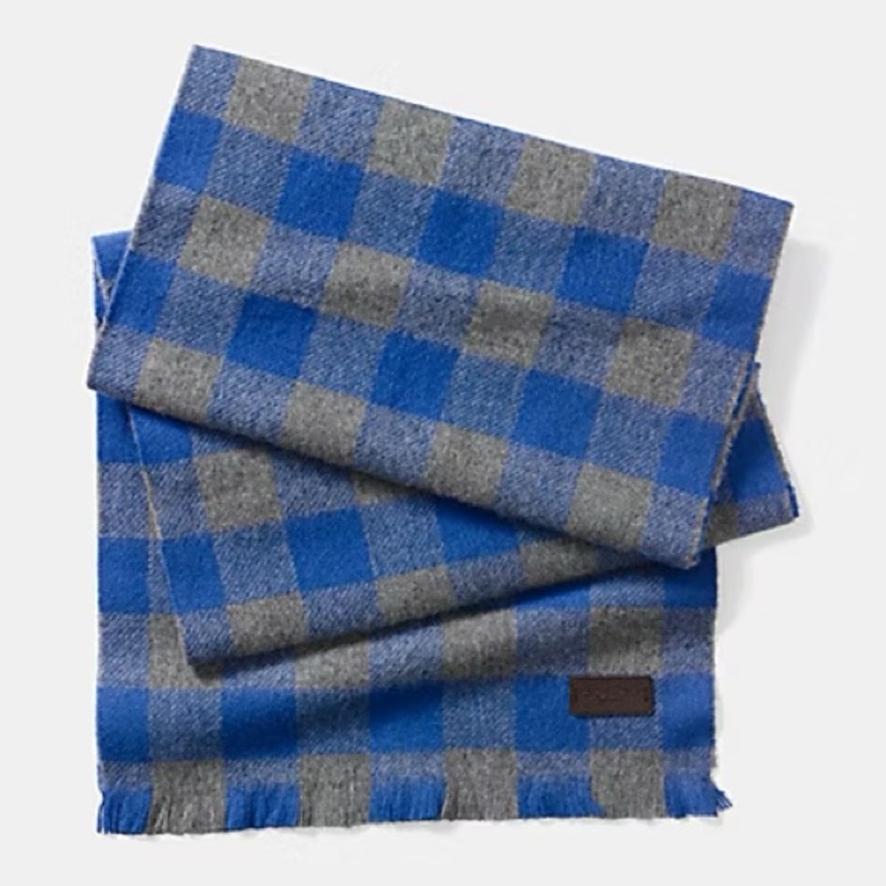 *NWT* *HTF* COACH Buffalo Check Woven Unisex Scarf